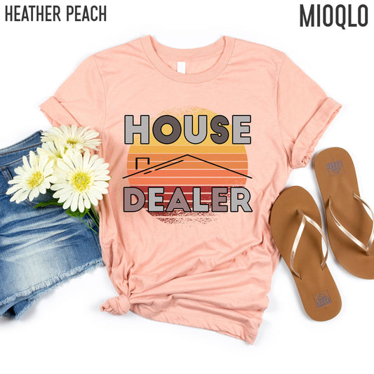 House Dealer Shirt, Real Estate Agent Tee, Ask Me About Mortgages Sweatshirt, Retro Sunset Realtor Sweater, Real Estate Closing Vintage Gift