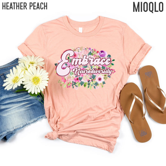 Neuro Difference Shirt, Brain Paraprofessional Tee, Specials Sweatshirt, Dyslexia Autism Awareness Month, Reading Dyslectic Crewneck T-Shirt