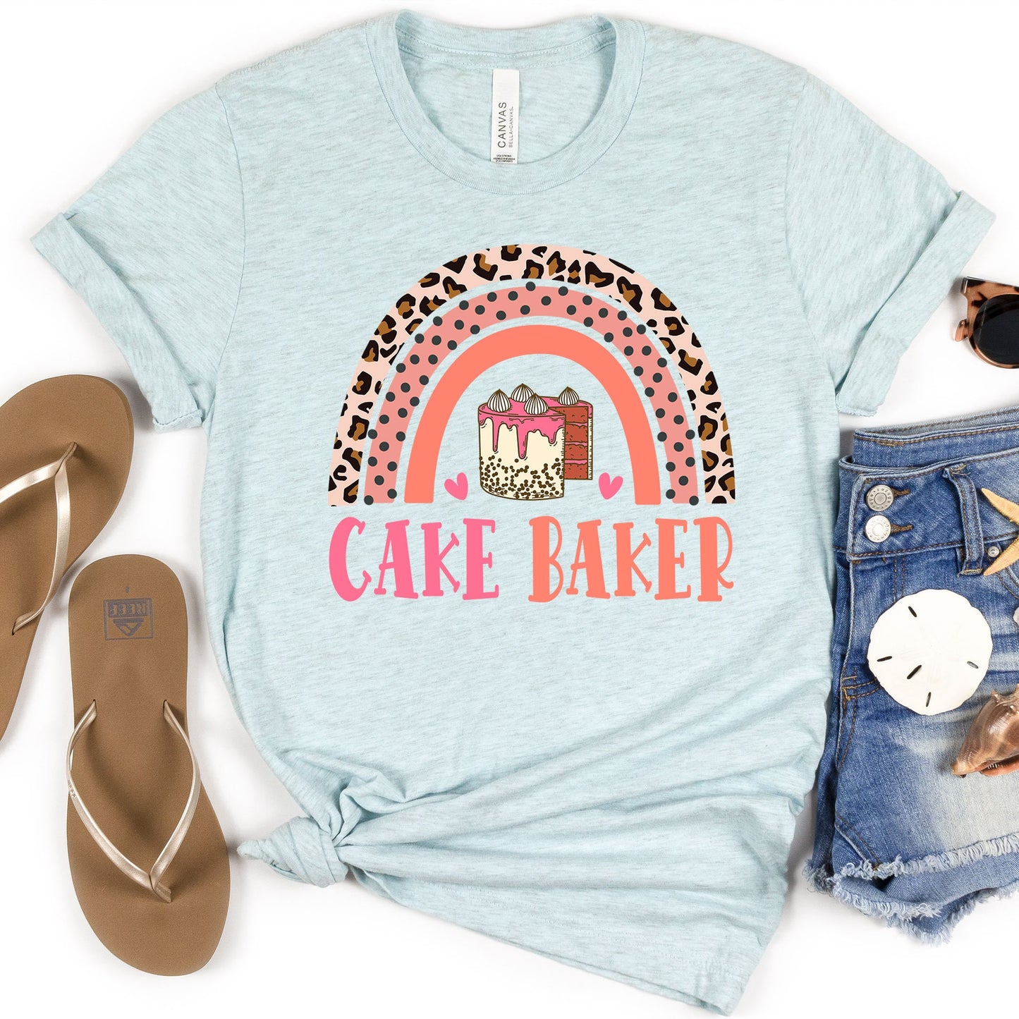 Cake Baker Cookie Scientist Shirt, Rainbow Cute Undergrad Professional Cooking Class, Future Bakery Chef Gift, Cake Arts Decorator Pro Baker