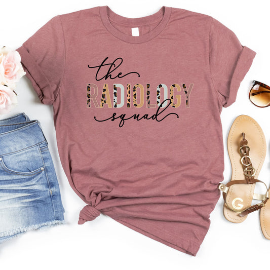 Radiology Squad Shirt, Rad Tech, Radiology Tech, Xray Tech Tee, Xray Tech Graduate Radiology Gift Radiologist Team Crew Tribe Medical School