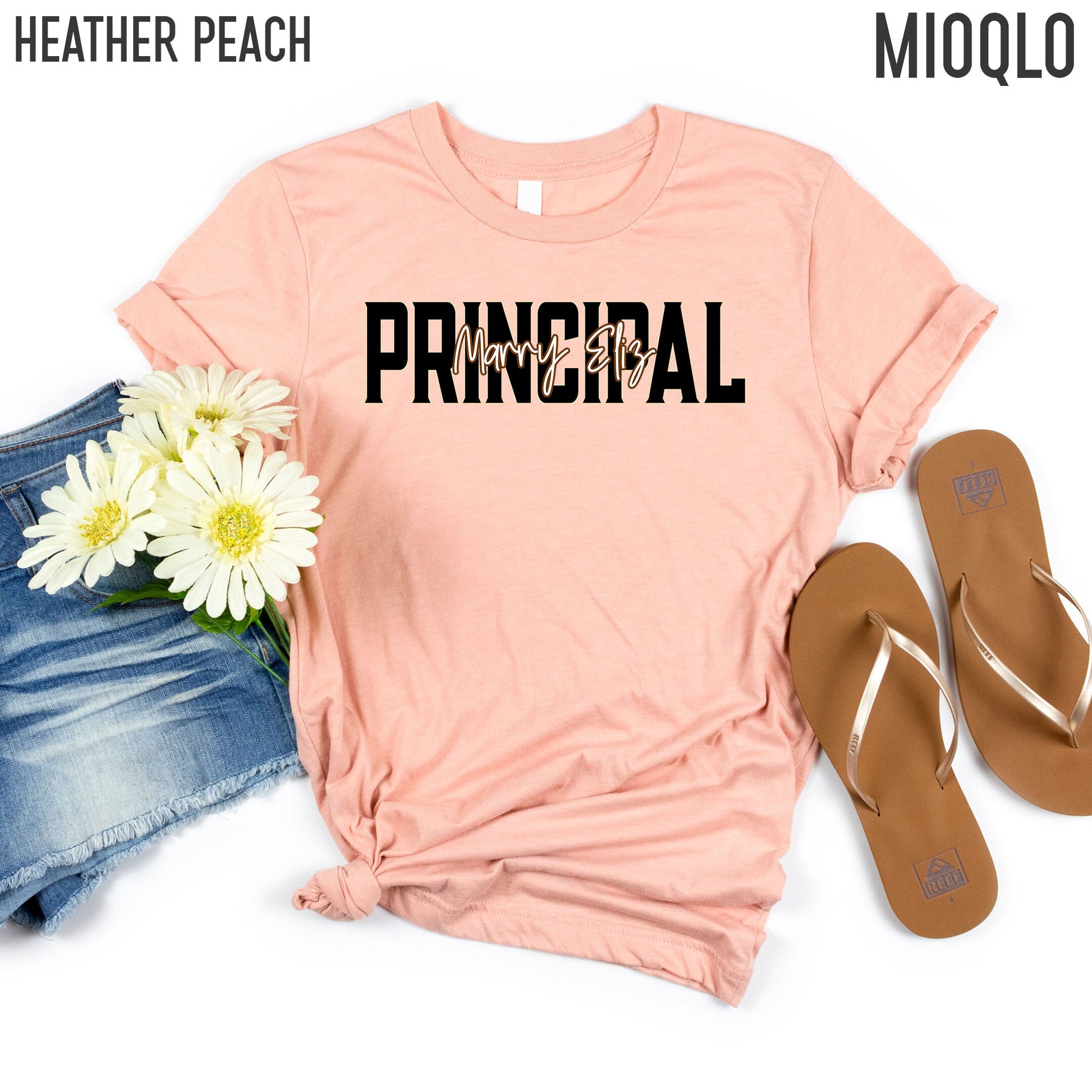 Custom Names School Principal Shirt, Assistant Principal Gifts, Teacher Appreciation Gift Director Lead, Principal Team Tee Christmas Party