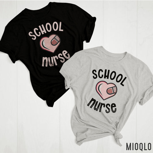 School Nurse Shirt, Elementary School Nurse 2022 Tee, Happy New Year Gift Tee, Thank You Nurse Christmas Gift, First Aid Nurse RN CNA Tee