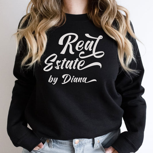 Custom Real Estate Name Sweatshirt, Personalized Sold By Name Realtor Sweater, Ask Me About Mortgages, Real Estate Broker Closing Agent Gift