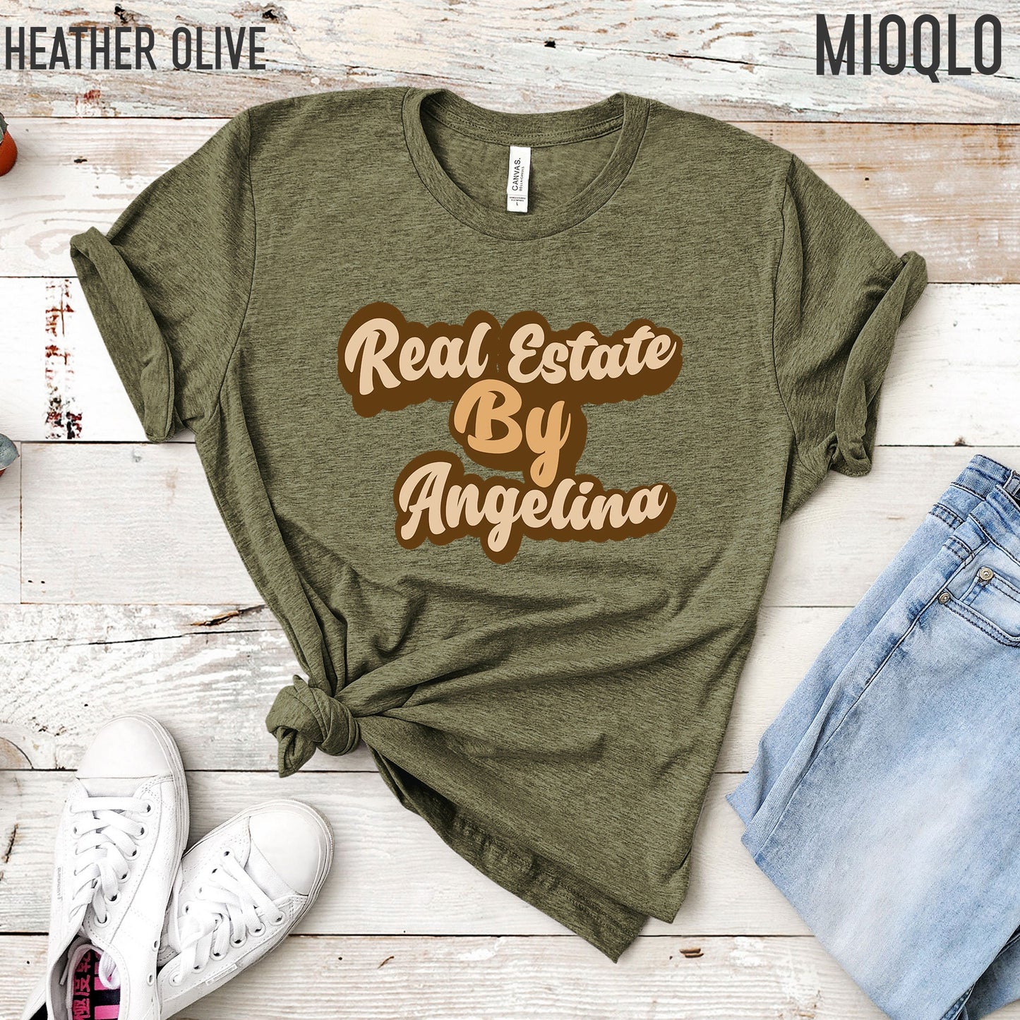 Custom Real Estate By Name Boho T-Shirt, Personalized Mortgage Expert Tee, Real Estate Agent Shirt, Closing Gift Home Closure Thank You Gift