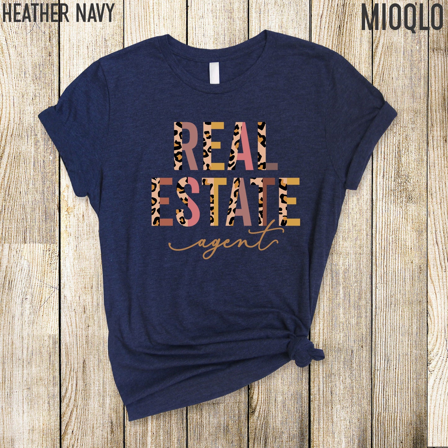 Real Estate Agent Shirt, Valentines Day Real Estate Closing Gift, Leopard Print Realtor Mom TShirt, Wife Real Estate Agent New Homeowner Tee