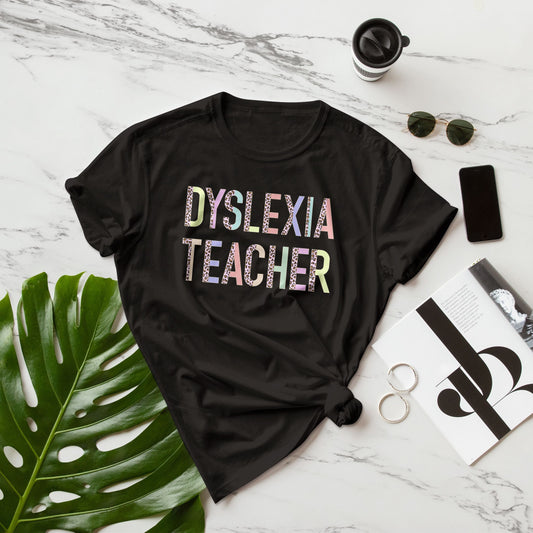 Dyslexia Teacher Shirt, Reading Teacher Gifts, Dyslexia Awareness Appreciation Gift, Teacher Dot Day 100th School Day Team, Reading Squad