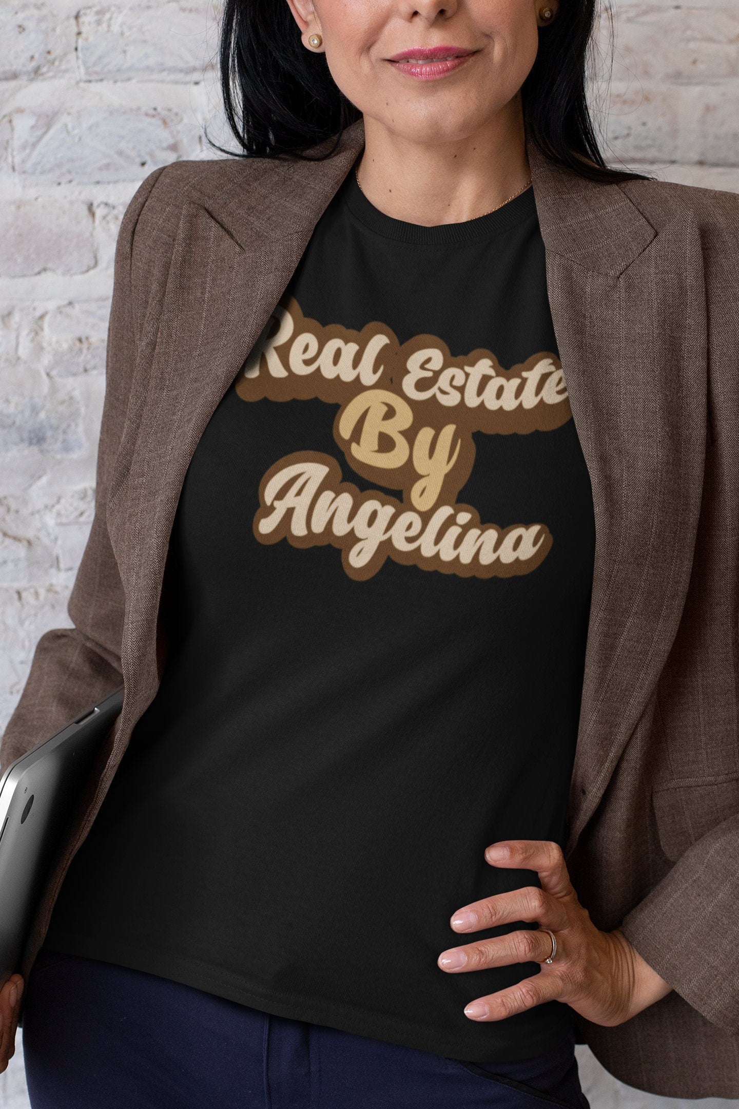 Custom Real Estate By Name Boho T-Shirt, Personalized Mortgage Expert Tee, Real Estate Agent Shirt, Closing Gift Home Closure Thank You Gift