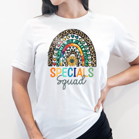 Specials Squad T-Shirt Rainbow Special Education Teacher, Sped Squad, Special Education Teacher Gifts, Sped Team Shirt, Sped Teacher Shirt