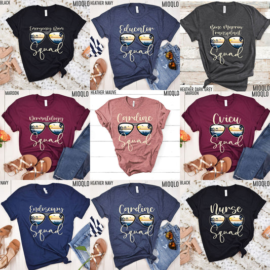 Nurse Endoscopy Squad Shirt, Custom Nurse Endoscopy Sunglasses Tee, Nurse Crew Nurse Endoscope Squad, Nurse Tribe, Digestion Nurse Digestive