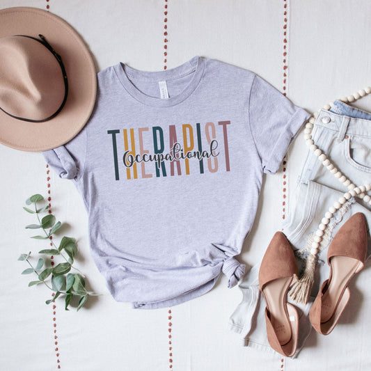 Occupational Therapist Shirt, OT Mom Tee, OTA School Gift Occupational Therapy Assistant, Pediatric Therapy OT Undergrad Graduation T-Shirt