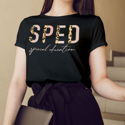 Sped Teacher Shirt, Special Education Teacher Shirts, Sped Squad, Special Education Teacher Gifts, Sped Team Tee, Special Education Leopard