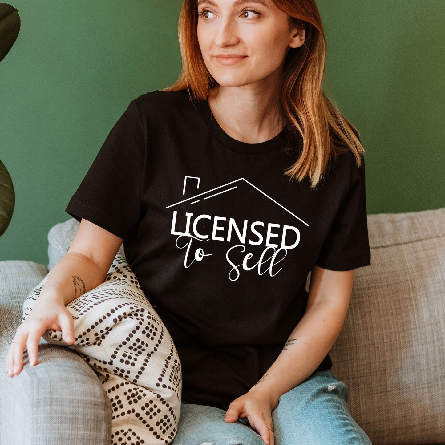 Real Estate Shirt, Realtor Shirt, Real Estate Agent, Licensed To Sell, Loan Officer, Unisex, Simple, Minimalist, Real Estate Closing Gifts