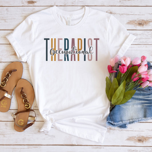 Occupational Therapist Shirt, OT Mom Tee, OTA School Gift Occupational Therapy Assistant, Pediatric Therapy OT Undergrad Graduation T-Shirt