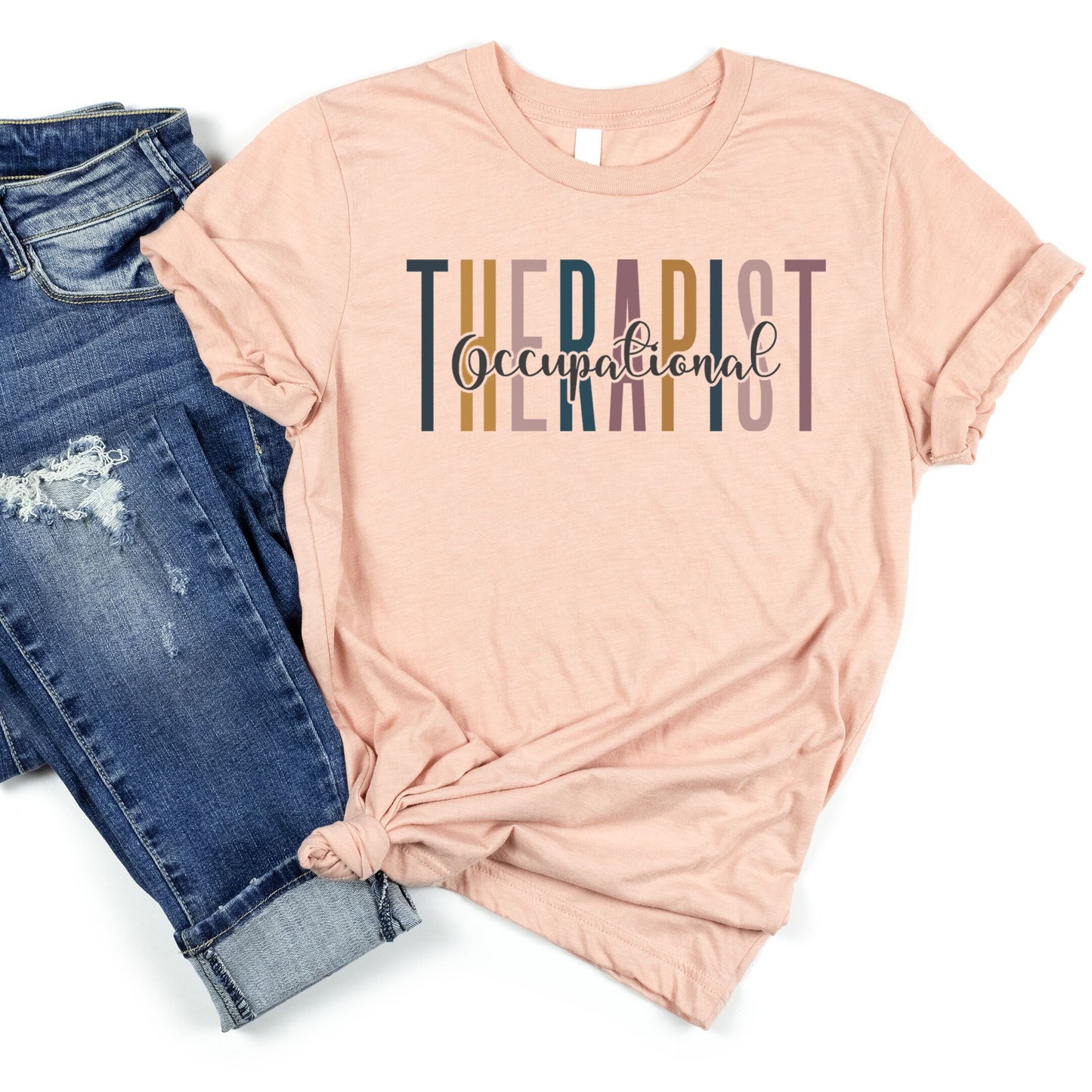 Occupational Therapist Shirt, OT Mom Tee, OTA School Gift Occupational Therapy Assistant, Pediatric Therapy OT Undergrad Graduation T-Shirt