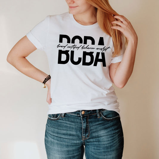 BCBA Shirt, ABA Shirt, Board Certified Behavior Analyst, Bcba Gift, RBT Shirts, Aba Therapy Shirt, Registered Behavior Technician Analysis