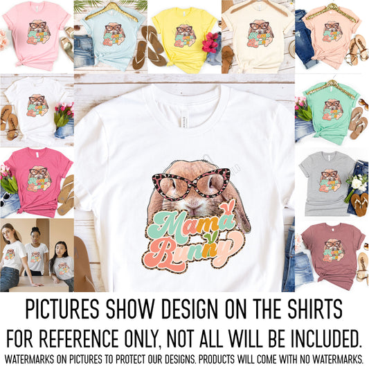 Mama Bunny Shirt, Cute Leopard Happy Easter Shirt, Family Easter Bunny Shirt, Cute Easter Shirt, Happy Easter Bunnies Shirt, Bunny Ear Shirt