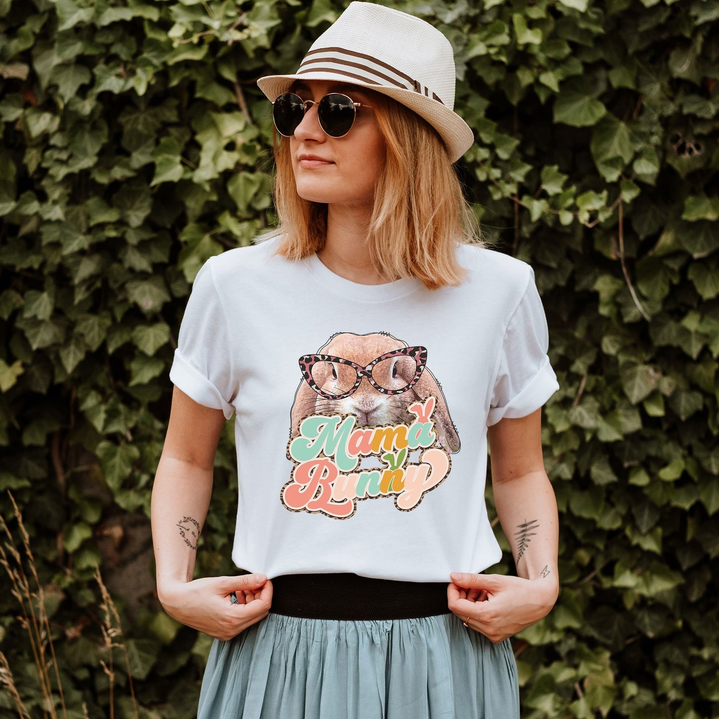 Mama Bunny Shirt, Cute Leopard Happy Easter Shirt, Family Easter Bunny Shirt, Cute Easter Shirt, Happy Easter Bunnies Shirt, Bunny Ear Shirt