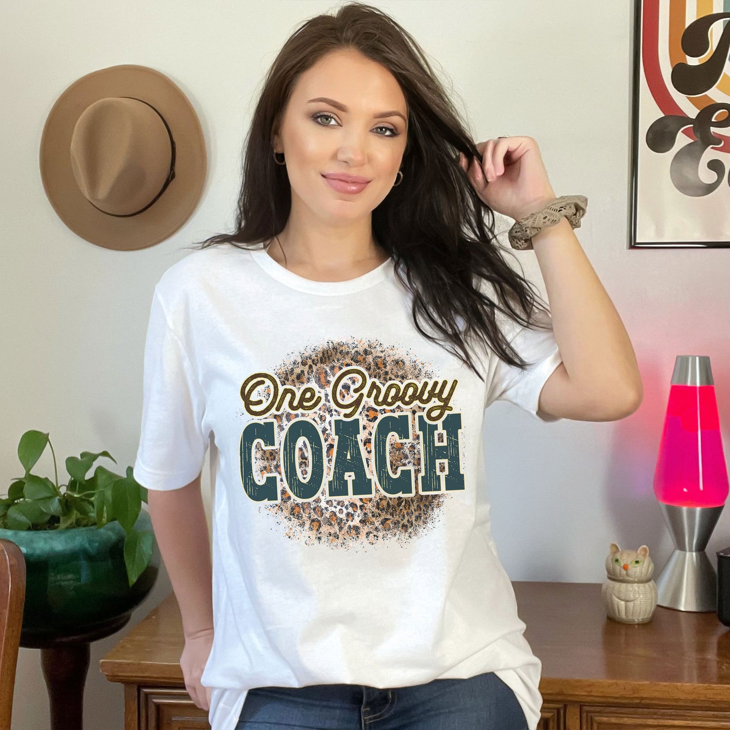 One Groovy Coach Shirt, Retro Gym Sport Coach T-Shirt