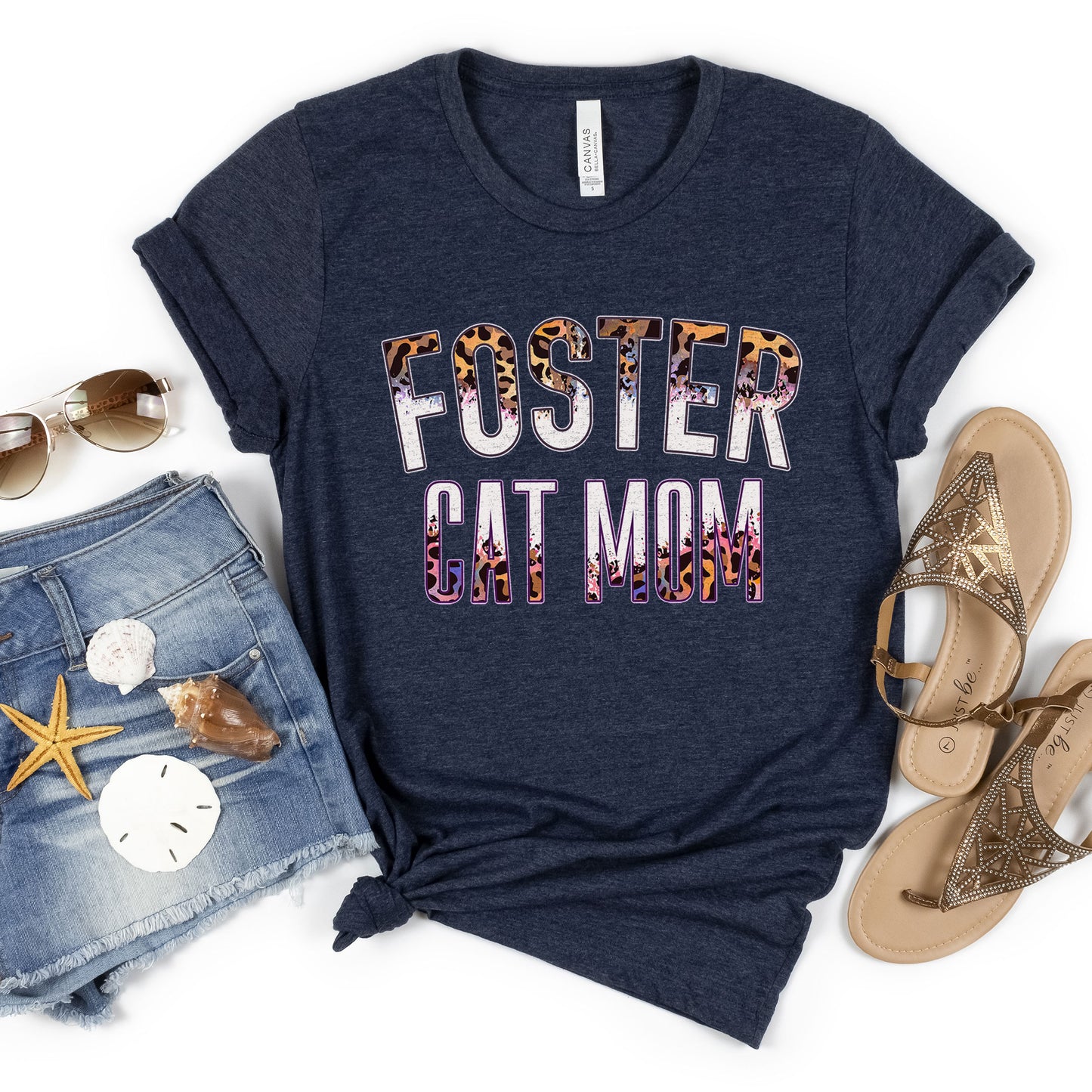Foster Cat MILF T-Shirt - Leopard Mom Mama Gift
