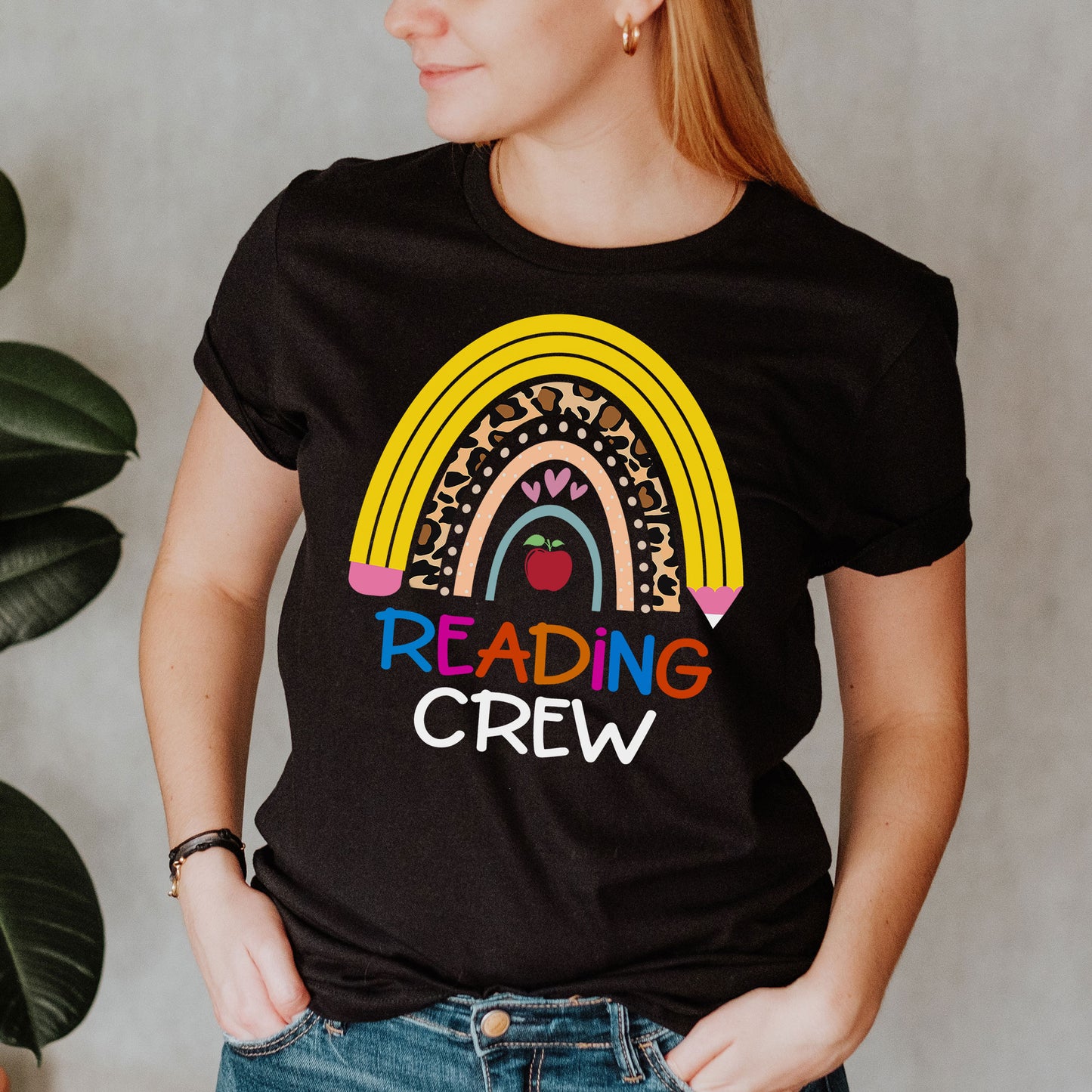 Reading Crew Teacher Shirt, Librarian Shirt Library Squad, Reading Squad Birthday Gift Reading Specialist Interventionist, Reading Coach Tee