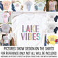 Lake Vibes Shirt, Half Leopard Lake Shirt, Lake Summer Shirt, Leopard Lake Vibes Shirt, Summer Vibes, Summer Rainbow, Ladies Leopard Summer