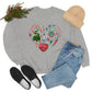 Heart Nurse Christmas Tree Crewneck Sweatshirt, Tools Pink Heart Christmas Gift