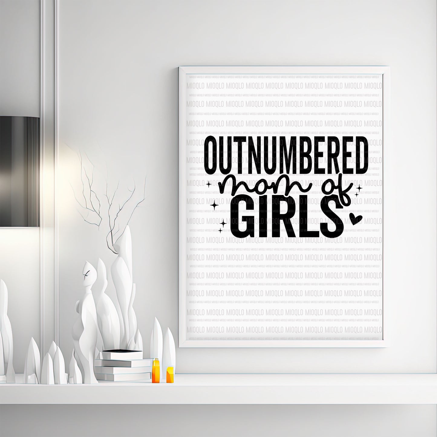 Outnumbered Mom Of Girls, Boho Funny Sayings Sublimation PNG Digital Downloads