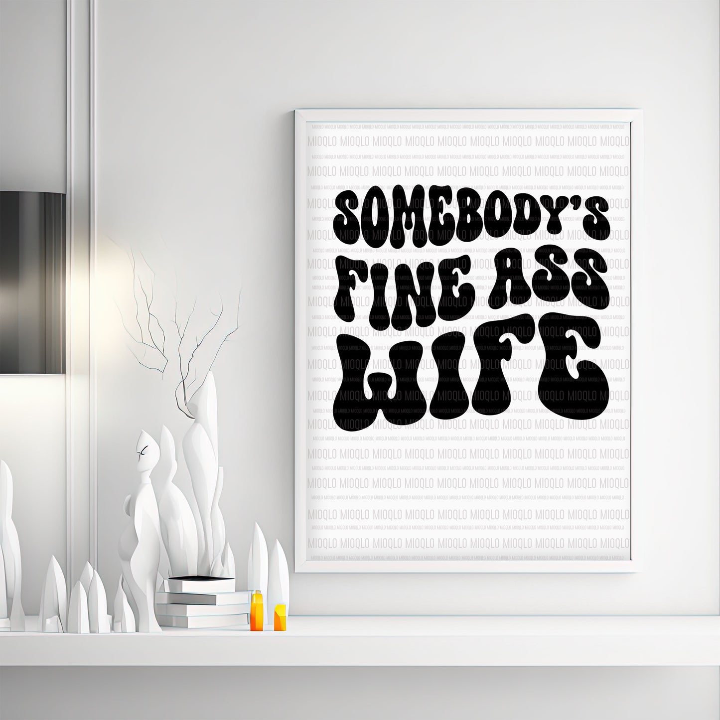Somebody's Fine Ass Wife, Boho Funny Sayings Sublimation PNG Digital Downloads