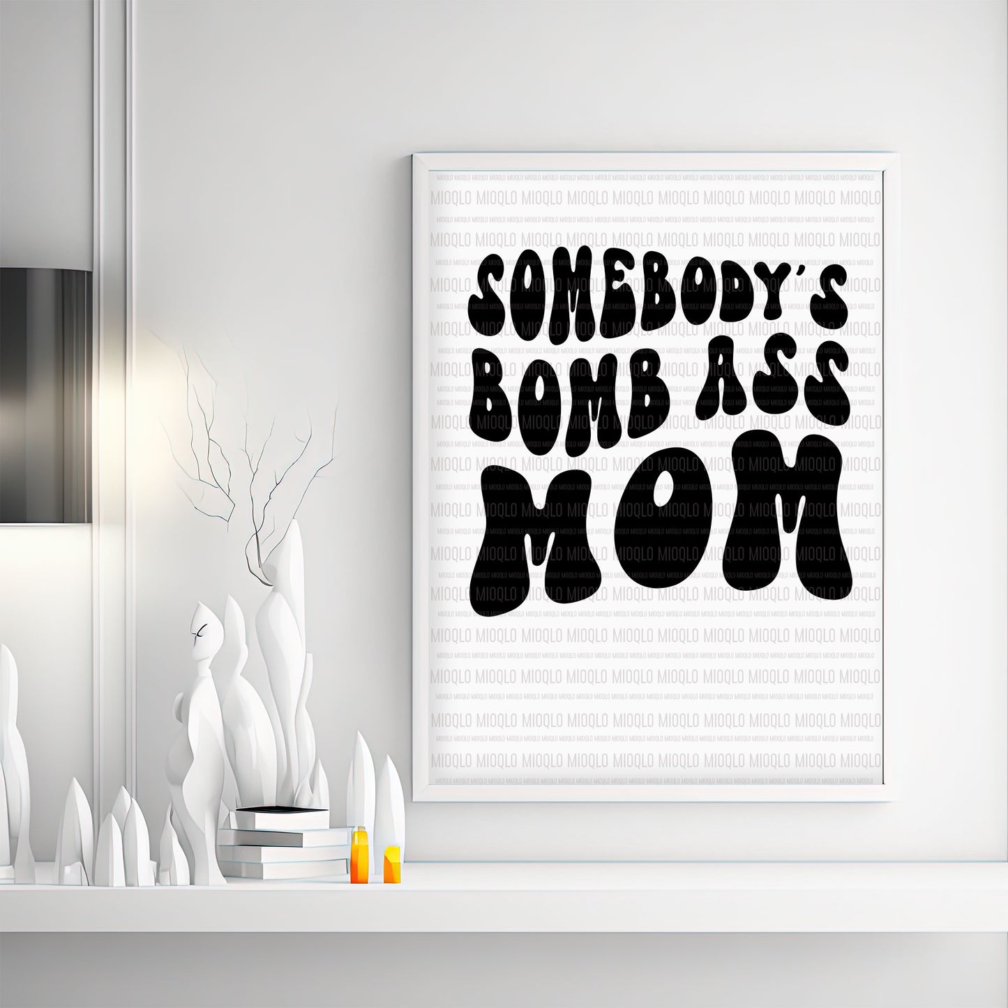 Somebody's Bomb Ass Mom, Boho Funny Sayings Sublimation PNG Digital Downloads