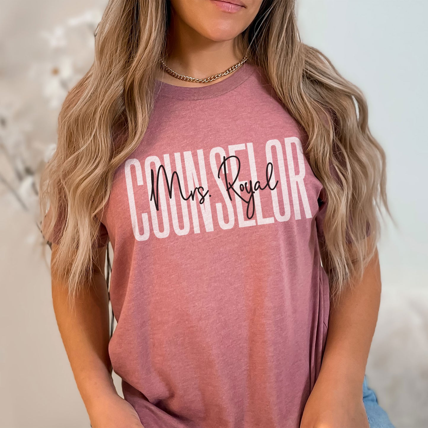 Custom School Counselor Shirt, Personalized Counselor Shirt, Guidance Counselor Name Tee Counseling Office, Academic Counselor Birthday Gift