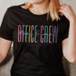 Custom Names Office Crew Shirt Personalize Name Administrative Principal Office Gift Office Ladies Co-Worker Office Squad Dental Sweater Tee