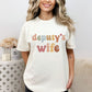 Deputy's Wife, Boho Funny Sayings Sublimation PNG Digital Downloads