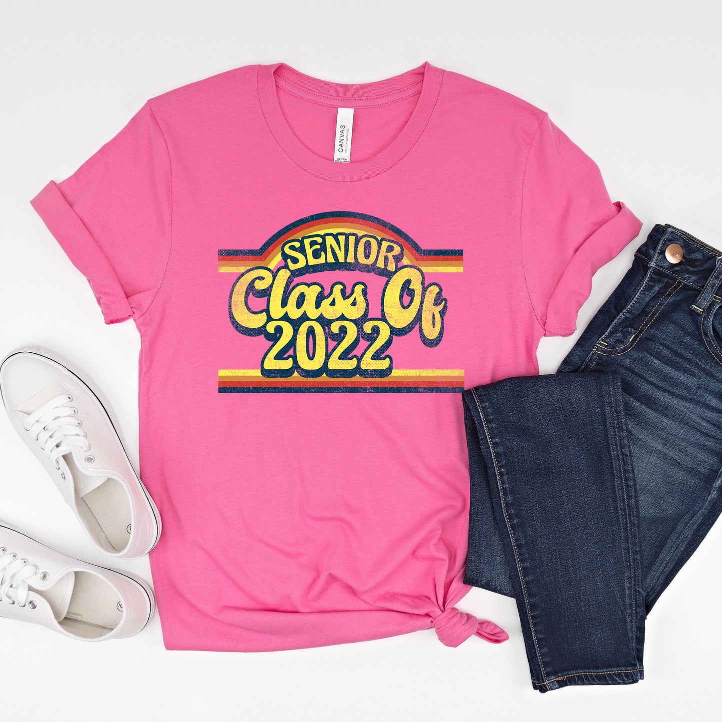 Senior Class Of 2022 Sunset Shirt, Senior Shirt, Graduation 2022 Shirt, Class Of 2022 Tee, Graduation Gift Vintage College Retro Senior 2022