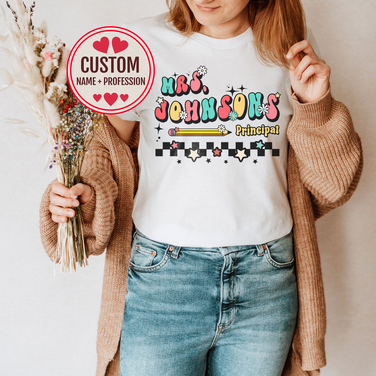 Custom Name School Counselor Shirt Personalize Guidance Advisor Counseling Office Teacher Tee Gift Birthday Counselor Week Sweater Christmas