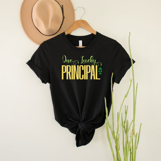 One Lucky Principal St Patrick's Day T-Shirt