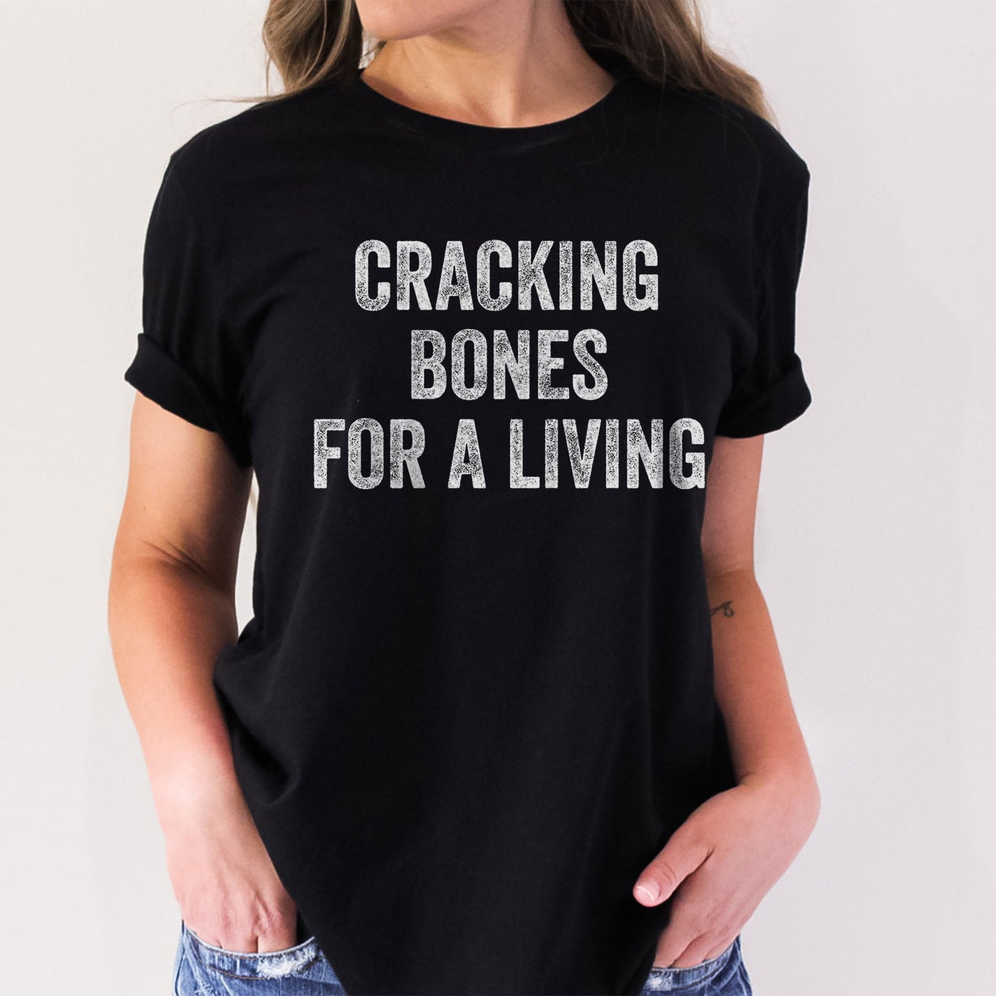 Cracking Bones For A Living, Funny Sayings Sublimation PNG Digital Downloads