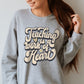 Teaching Is A Work Of Heart Sweatshirt, Teachers Shirts, Teaching Kindergarten