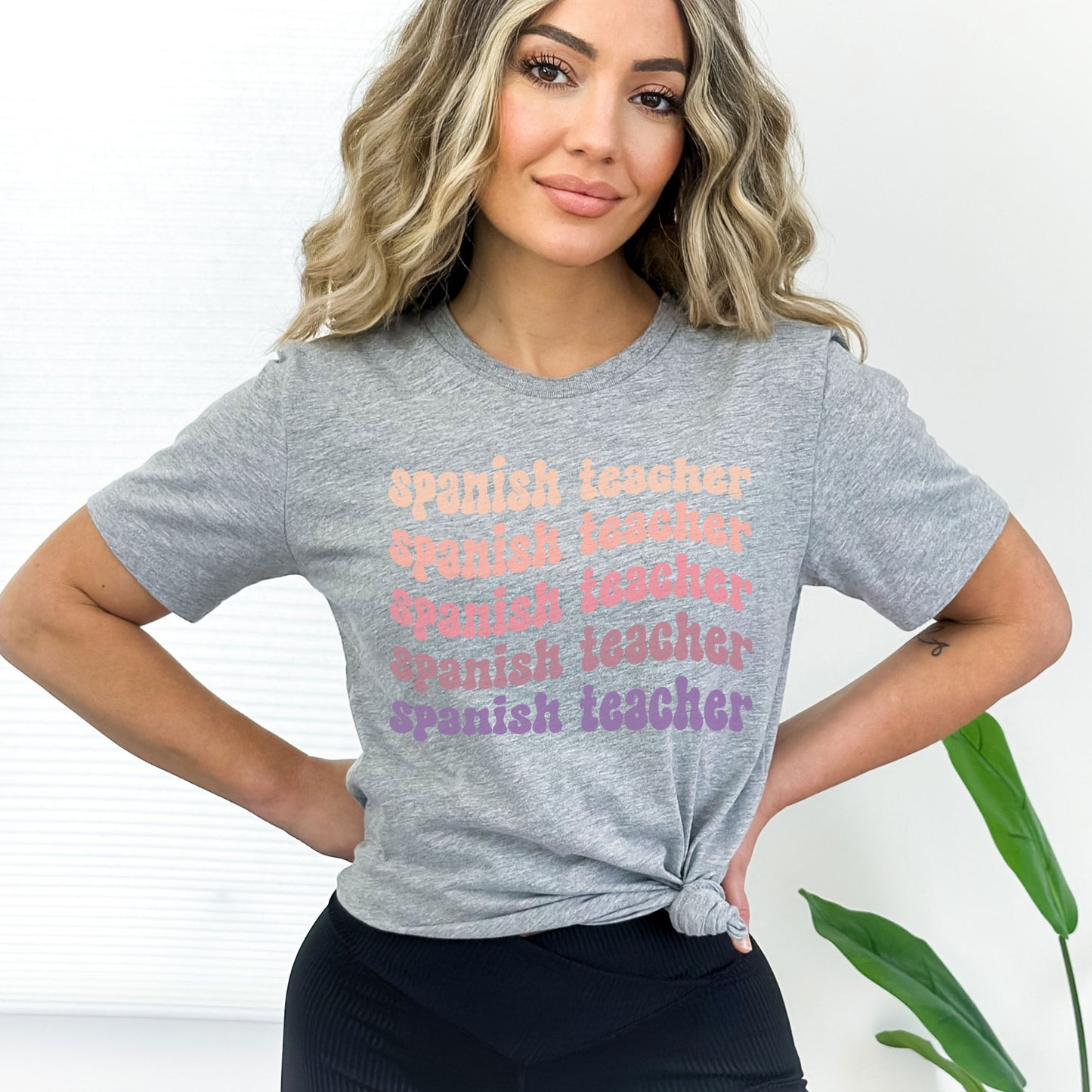 Custom Maestra Bilingüe Shirt, Teaching Spanish Teacher T-Shirt