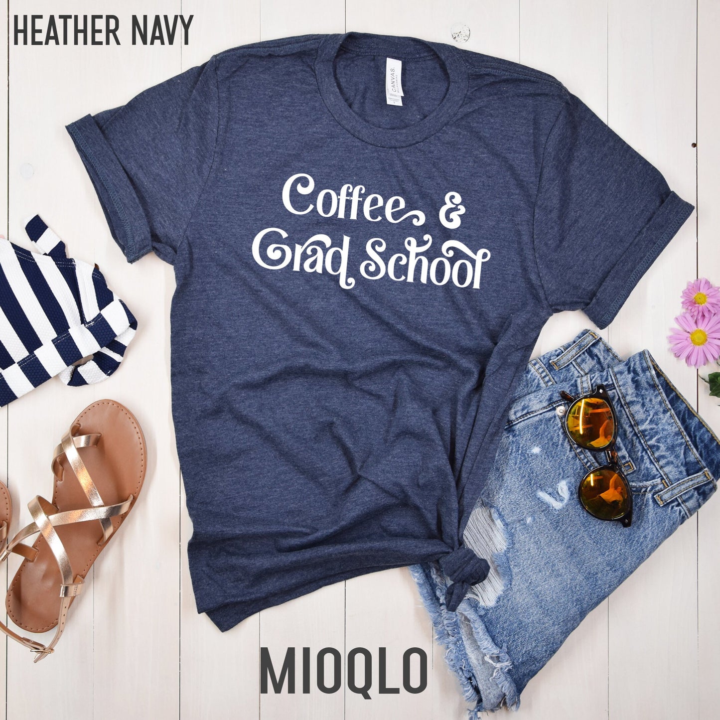 Coffee and Grad School Shirt, Phd Student, Phd Tee, Doctorate Gifts, Masters Degree Student Shirt, mba Graduate Degree Gift, Grad Student