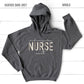 Custom Nurse Department Sweatshirt, Personalized Nursing School Hoodies, Nurse Life, OR, ER Nurse Half Leopard Gift, Unit, Squad, Team, Crew