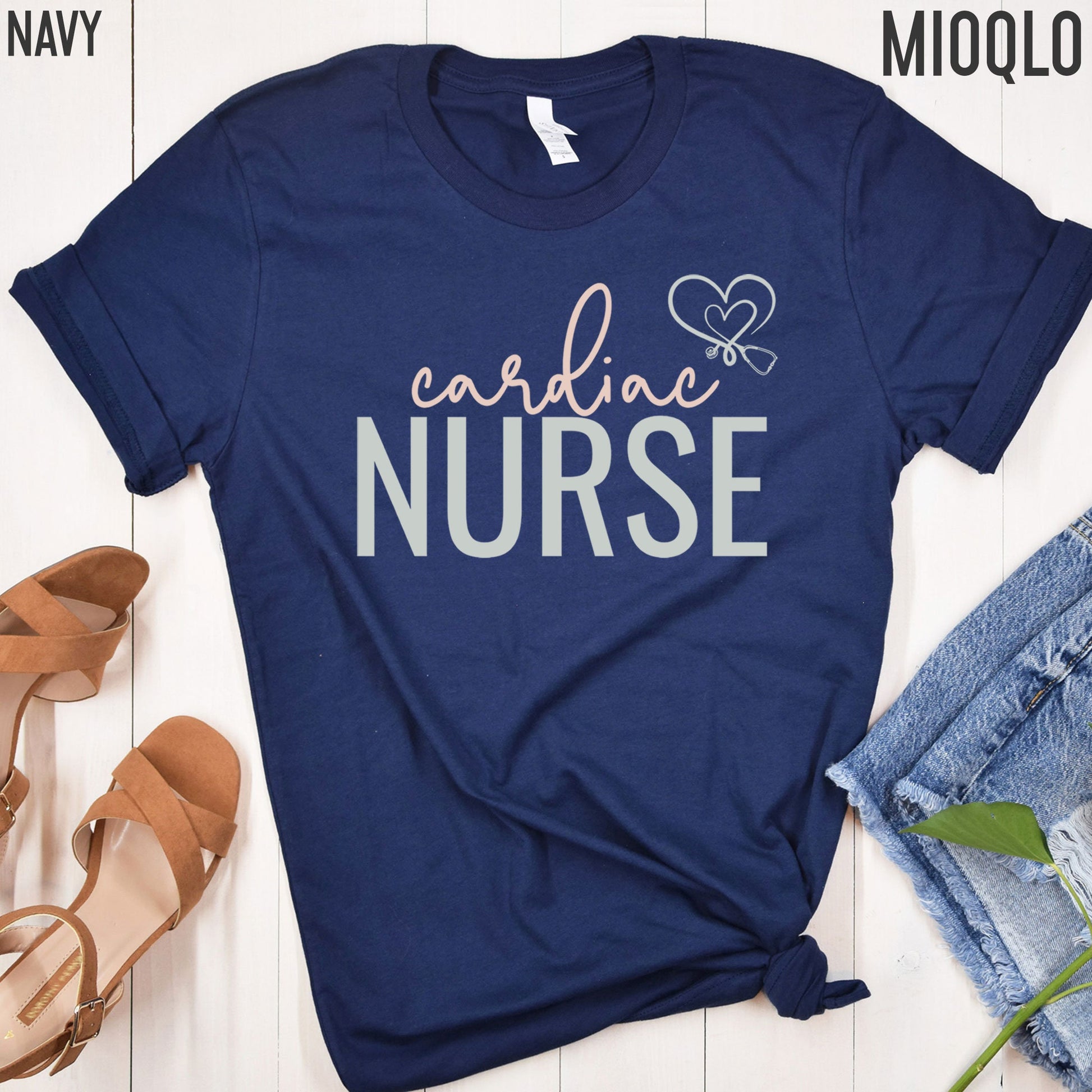 Nurse Cardiac Shirt, Cardiac Assistant, Nurse Cardiac Undergraduate, Cardiology Nurse Tee, Nurse Graduation, Gift Tee, Heart, CPR, Thank You