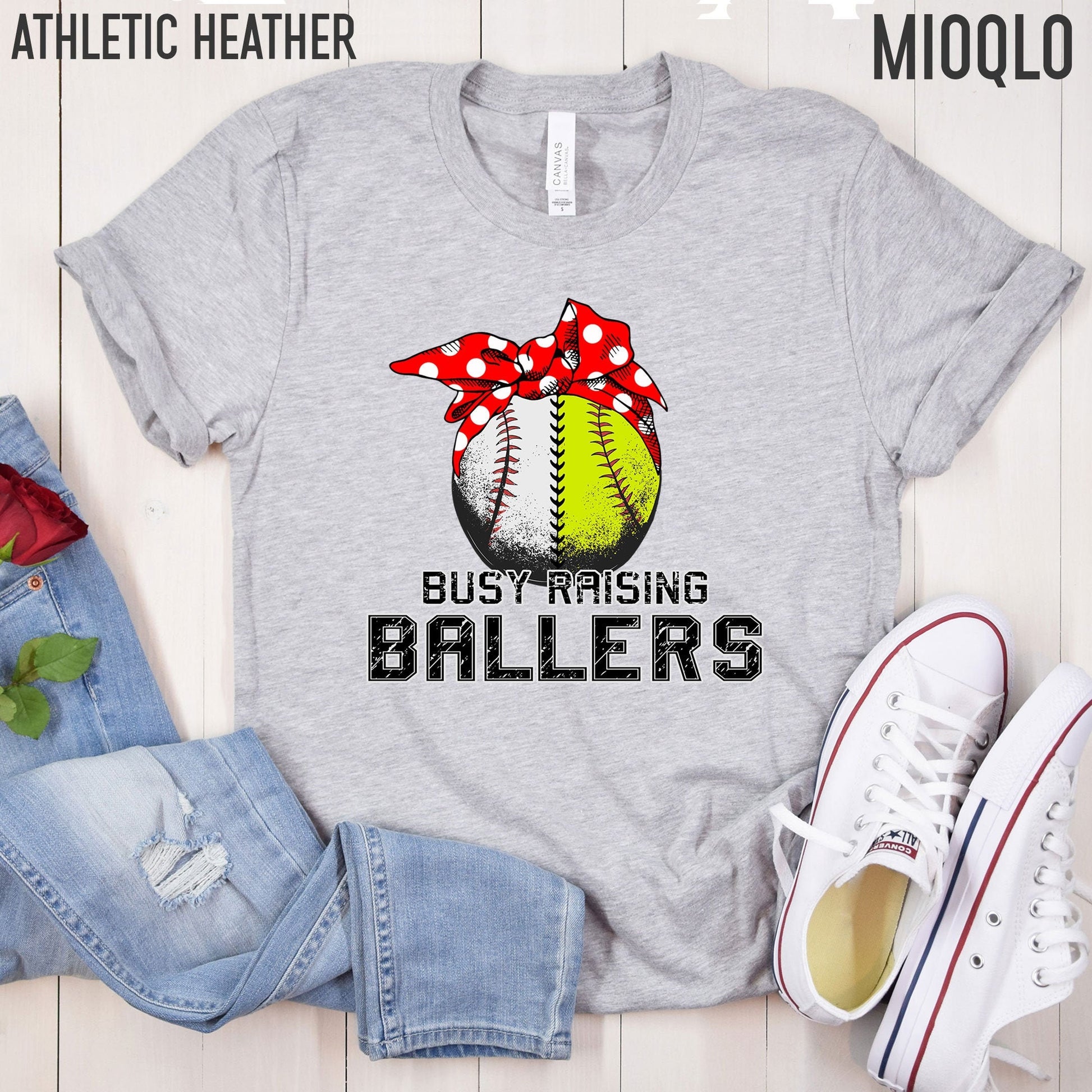 Busy Raising Ballers, Baseball Game Day, Softball Mom Shirt, Baseball Mom Shirt, Softball Lover Shirt, Softball Mama Tee, Baseball Mom Gift