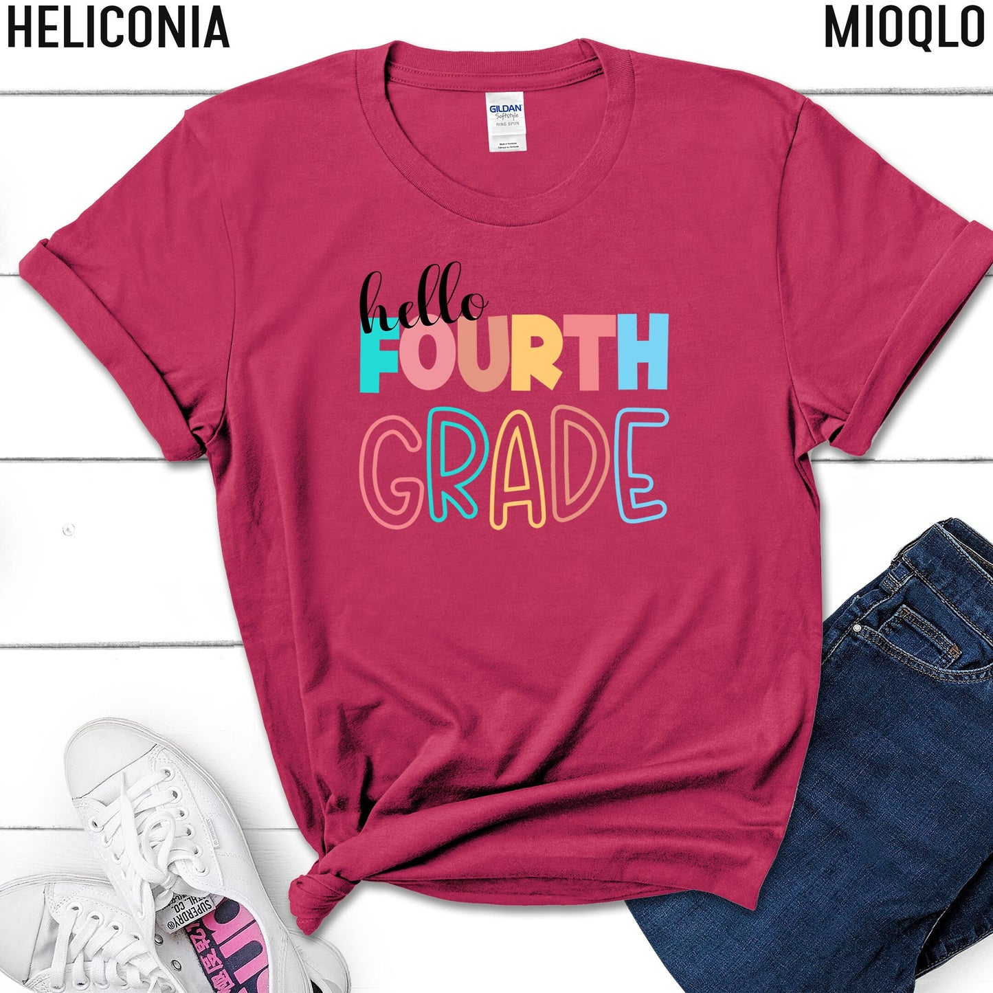 Second Grade Outfit, Hello Custom Grade, Hello 1st Grade Shirt, First Day Of School Tee, Back To School Tee, 3rd, 4th, 2nd Grade School Tee