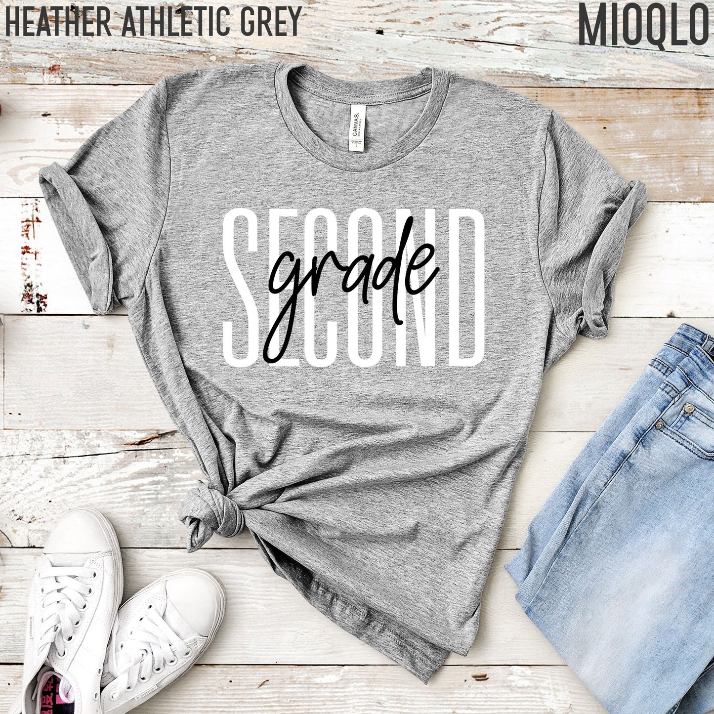 Second Grade Teacher Shirt, 2nd Grade Teacher, Second Grade Team, Cute Teacher Tee, 2021 Grade Level, Elementary Teach School Family Spirit