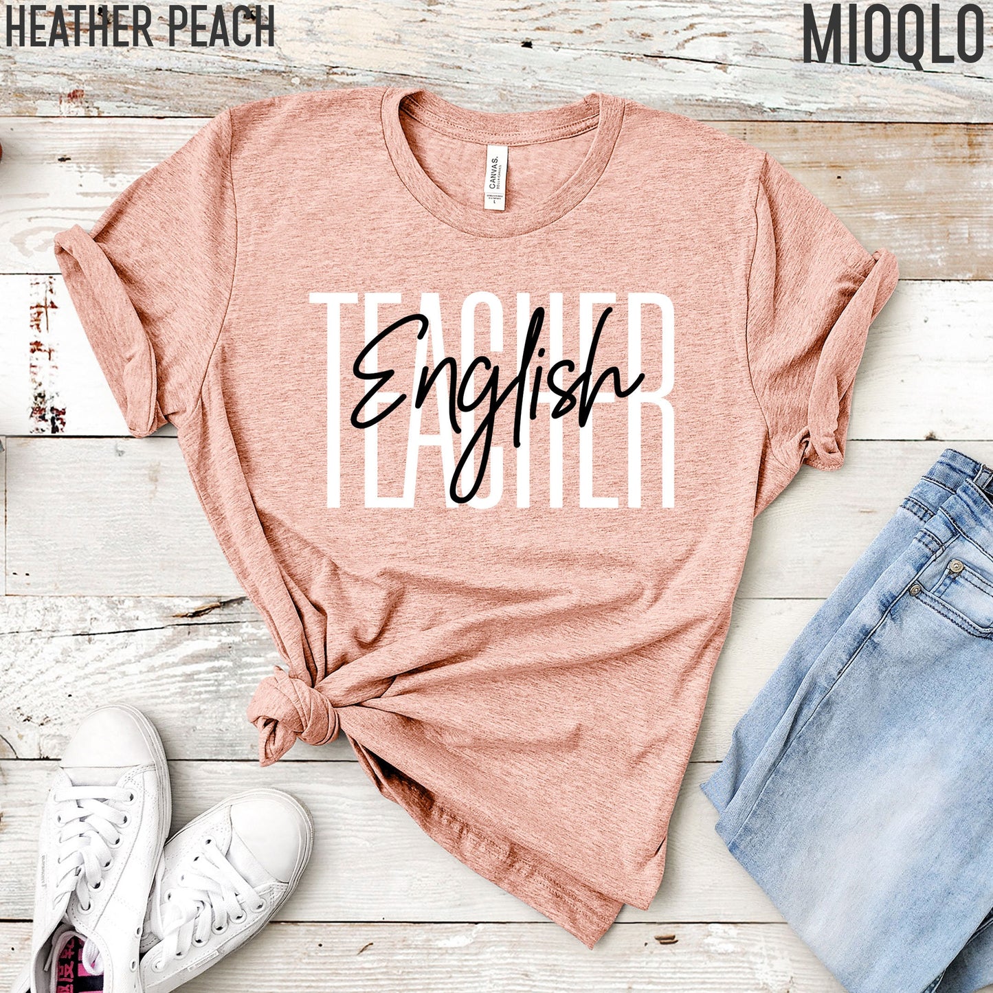 English Teacher Shirt, Learn ABC Teacher, Grammar Teacher Team, Cute Teacher Tee, Tutor Funny Writer, Elementary Teach School Appreciation