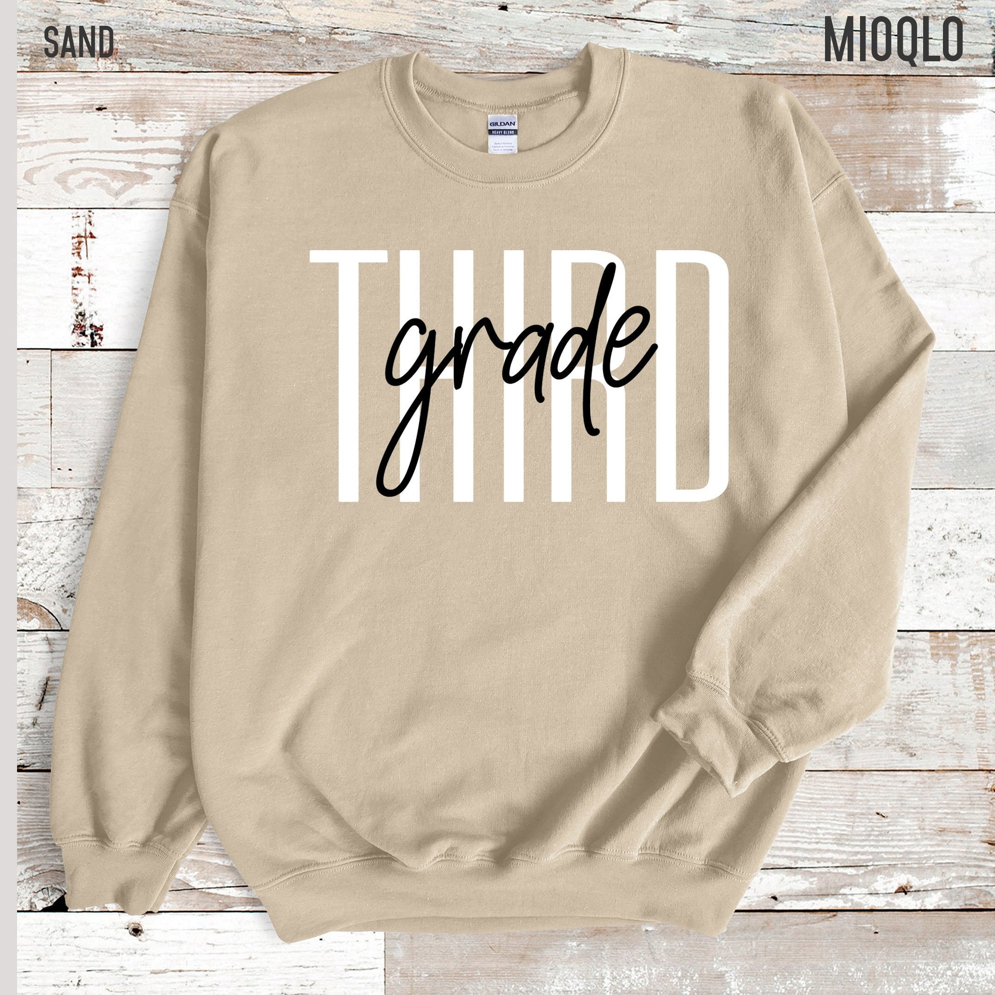 Third Grade Teacher Sweatshirt, 3rd Grade Teacher, Third Grade Team, Cute Teacher Long Sleeve, 2021 Grade Level, Elementary School Sweater