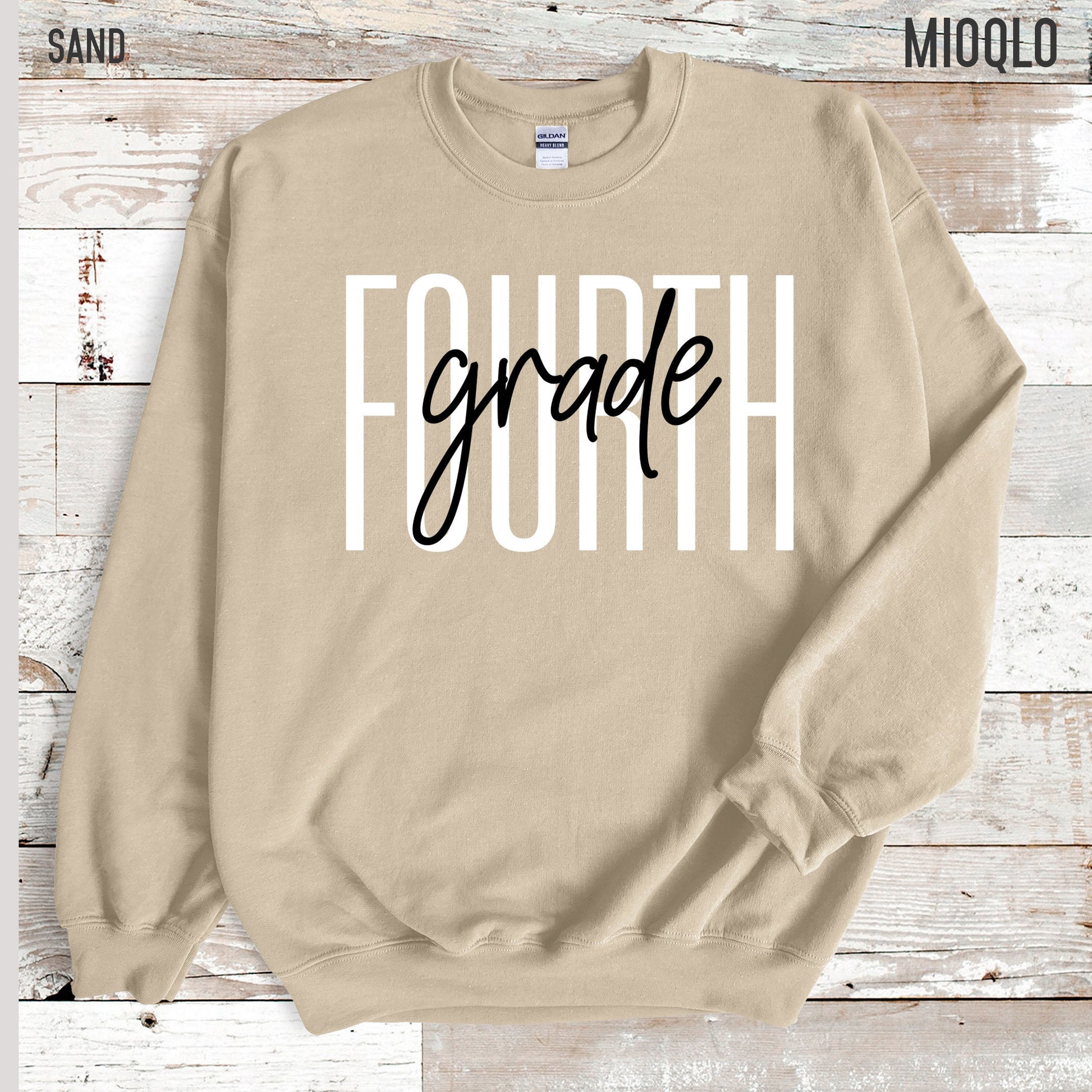 Fourth Grade Teacher Sweatshirt, 4th Grade Teacher, Fourth Grade Team, Cute Teacher Long Sleeve, 2021 Grade Level, Elementary School Sweater