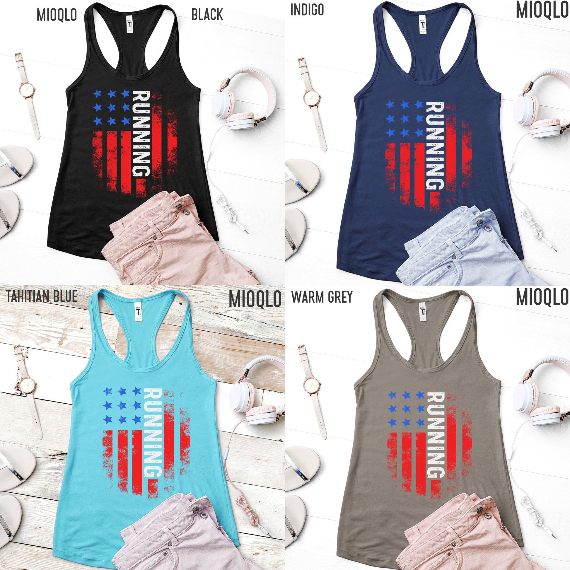 Running Team USA Shirt, America Shirt, American Flag 2021, Unisex Comfy Tee, Vintage USA, Retro USA, Runner Run Milestone Marathon Tank Top