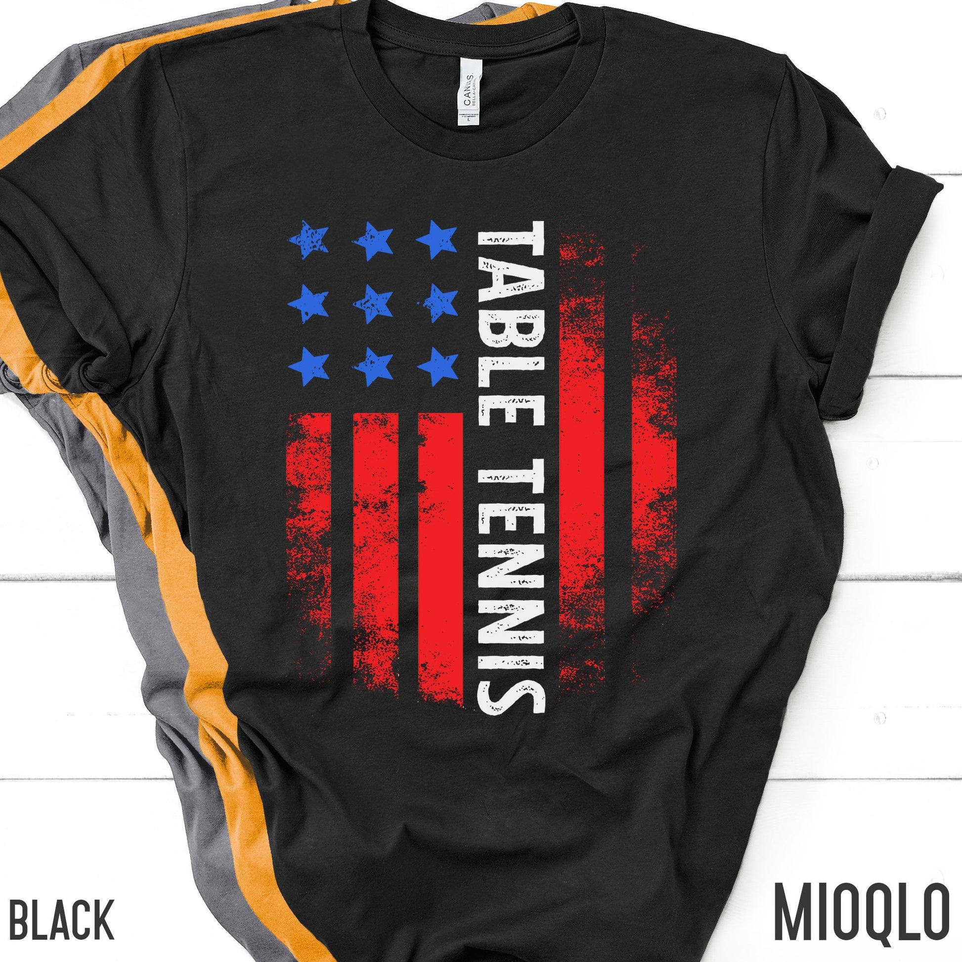 Table Tennis Team USA Shirt, Ping Pong Competition America Shirt, American Flag 2021, Unisex Tee, Vintage USA, Retro USA, Ping-Pong Tank Top