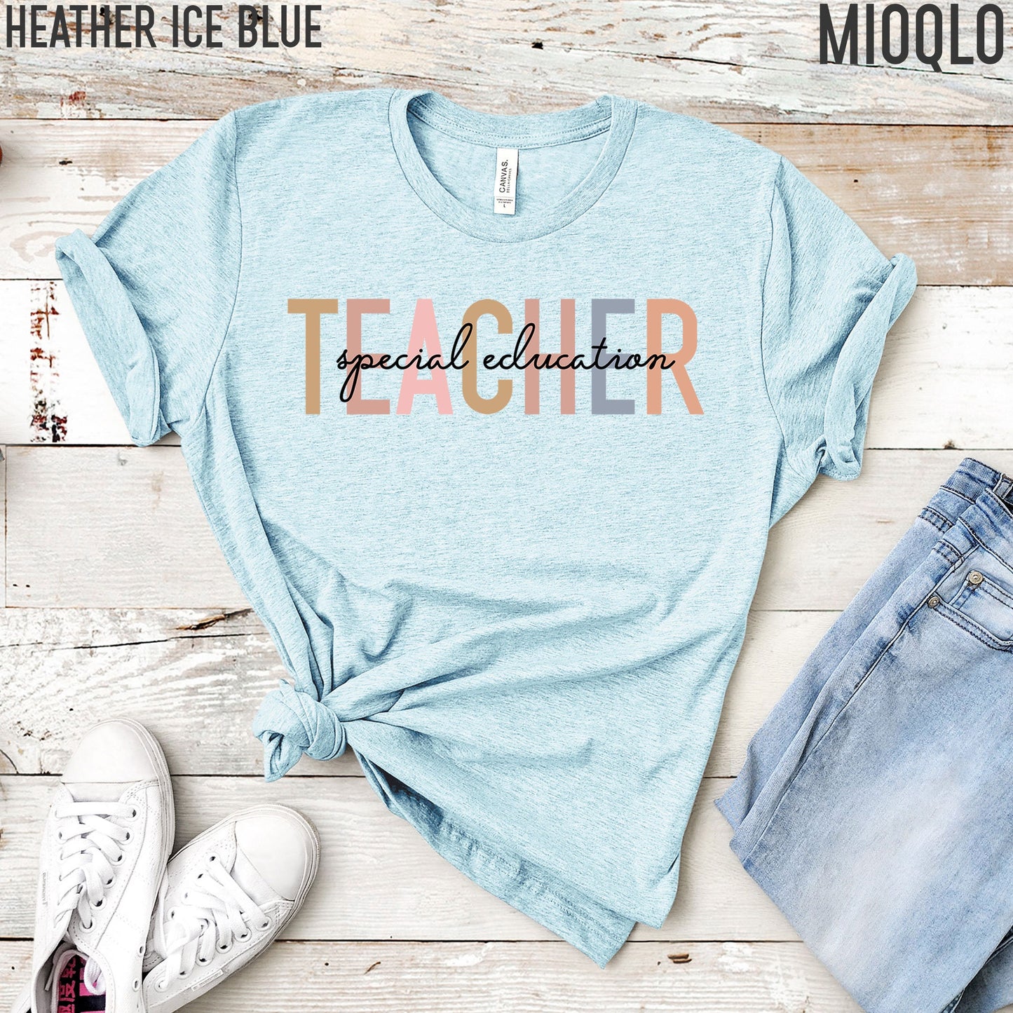 Special Education Teacher Shirt, Special Education Boho Rainbow Gift, SPEDucator, Special Ed Teacher, Future Teacher Announcement New Job
